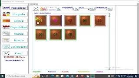 Sistema de Hotel - Software Hotel (VBA Excel - Access)