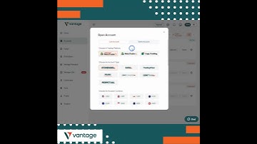 Live Account Opening || Vantage