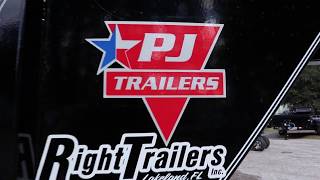 8.5x30 PJ Trailers Low-Pro Flatdeck with Duals | Flatbed Trailer