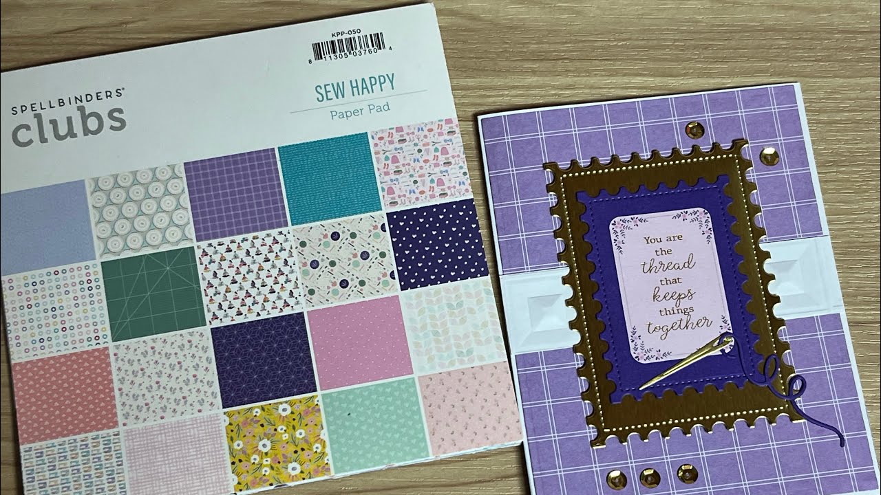 Using a Past Spellbinders Kit that’s is on sale now and playing along with 