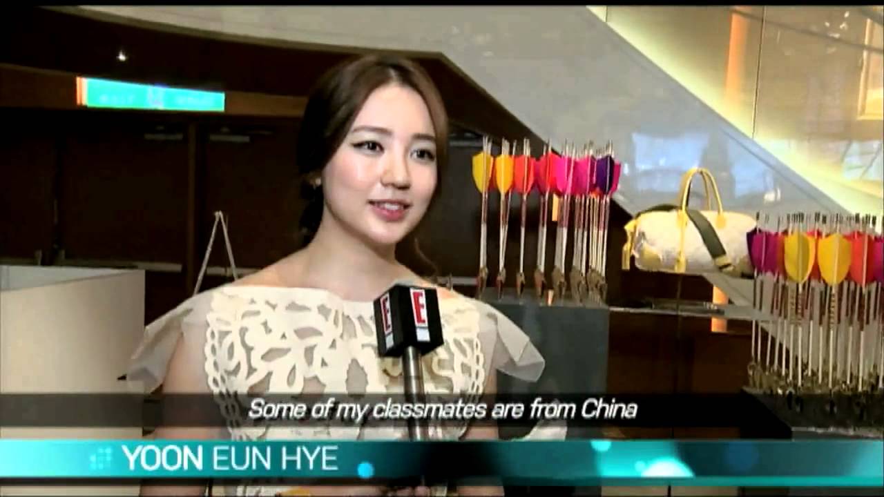 Yoon Eun Hye 윤은혜-E! News Asia 05.13.'12 [Talks About School] HD