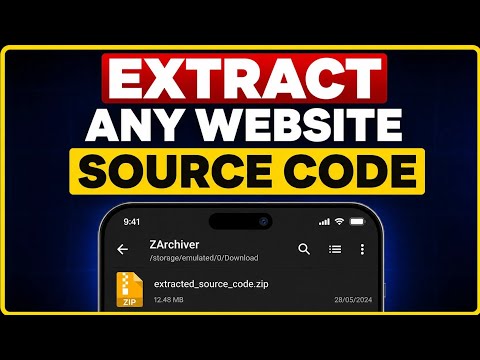 How To Extract Any Website Source Code in 1-Click Without PC Or Root⚡ (100% Secret Method)