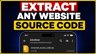 How To Extract Any Website Source Code in 1-Click Without PC Or Root⚡ (100% Secret Method) screenshot 3
