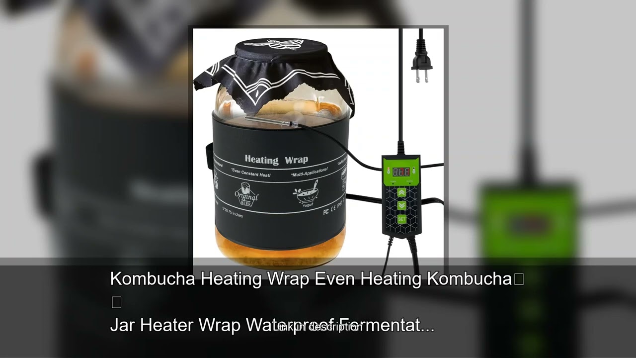 Kombucha Heating Wrap Even Heating Kombucha Jar Heater Wrap Waterproof Fermentation Heating Pad