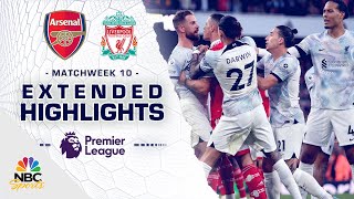 Arsenal v. Liverpool | PREMIER LEAGUE HIGHLIGHTS | 10/9/2022 | NBC Sports