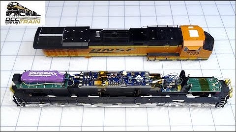 HO MTH ES44AC Sound Decoder Installation Overview