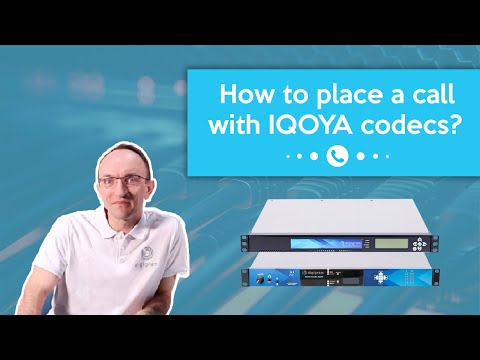 How to place a call from the web GUI of IQOYA X/LINK and SERV/LINK