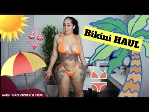 FASHION NOVA BIKINI HAUL PART 2 | SAZONDEPUERTORICO - YouTube