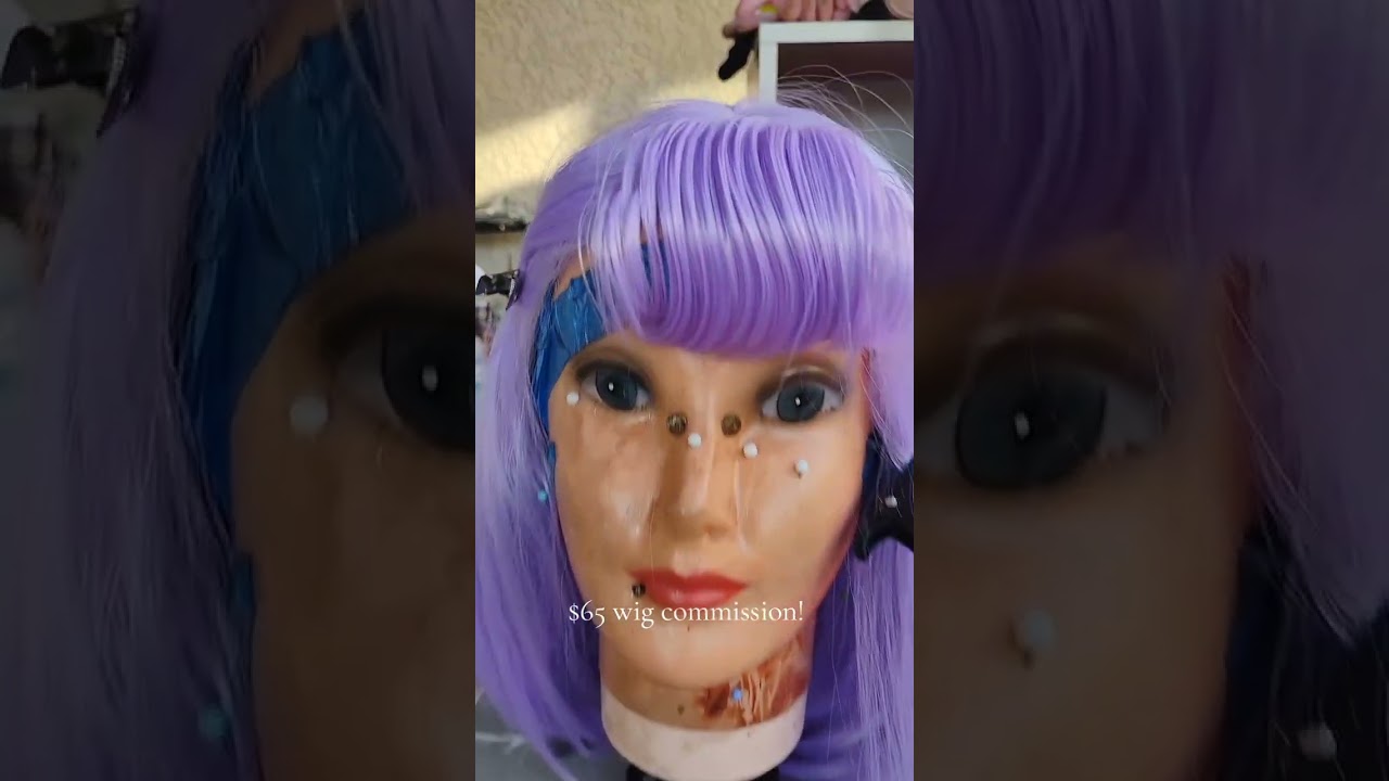 $65 dollar wig commission! #cosplay #wig #wigcommission #wigstyle #cosplaywigs #cosplaywig