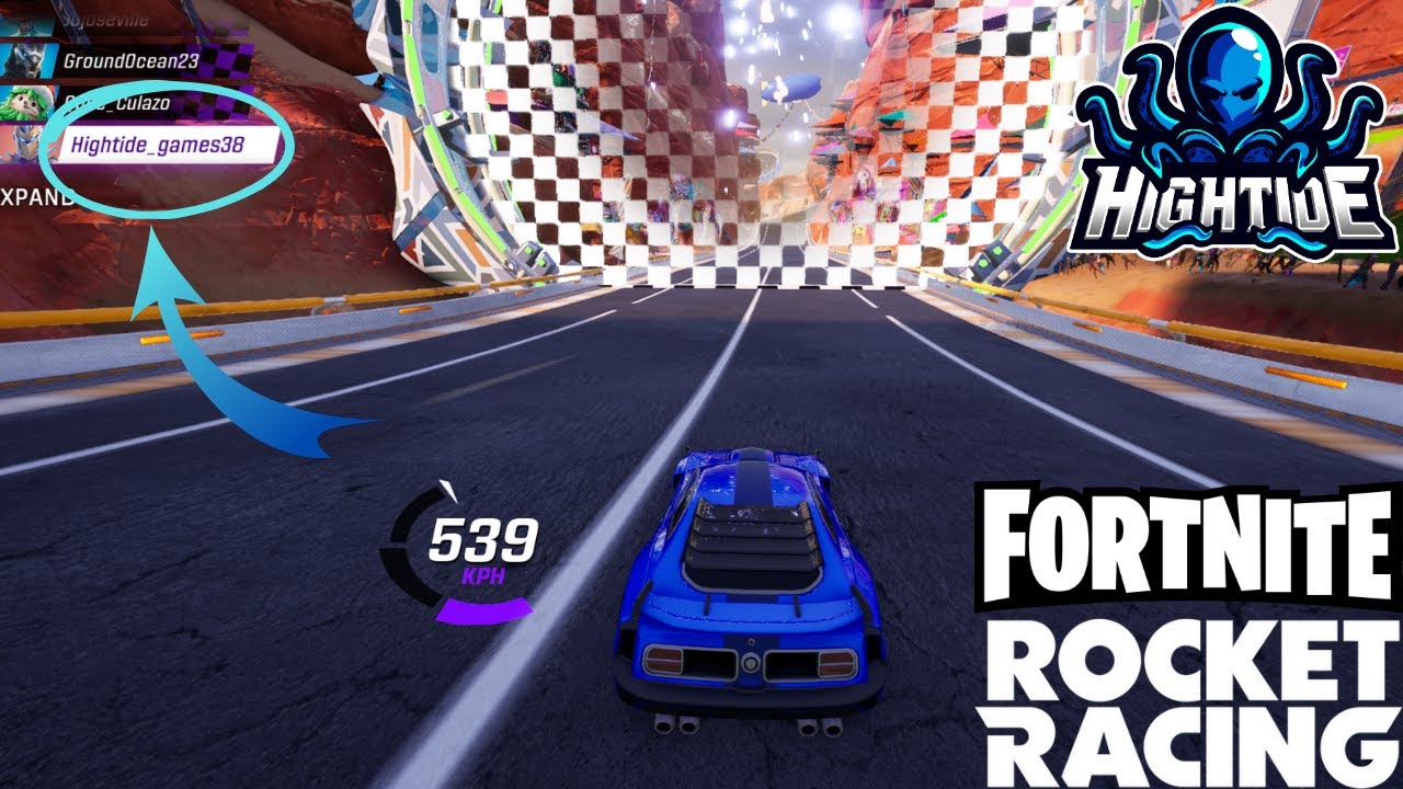 Playing the NEW(ish) fortnite ROCKET RACING mode! - YouTube