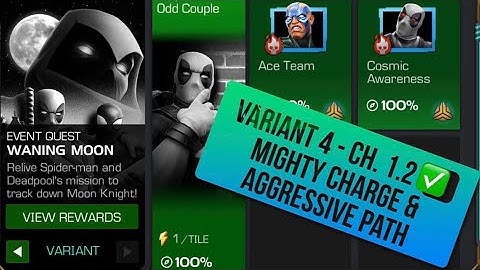Variant #4 Ch. 1.2 - vs Ronan, Cull Obsidian, Sentinel, Taskmaster, Hood, Deadpool X- Force | MCOC
