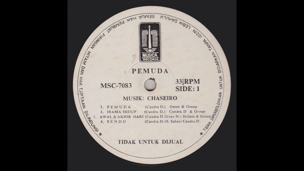 CHASEIRO PEMUDA LP インドネシア Chaseiro - Pemuda - YouTube