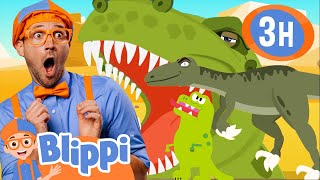 Blippi Created A Monster at Amy's Balloon Playground | Educational Videos for Kids