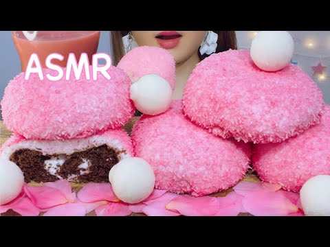 【咀嚼音】ホステススノーボール/Hostess snowballs/fat cakes/marshmallow/마시멜로/케이크【ASMR/EATING SOUNDS/Mukbang/モッパン/먹방】