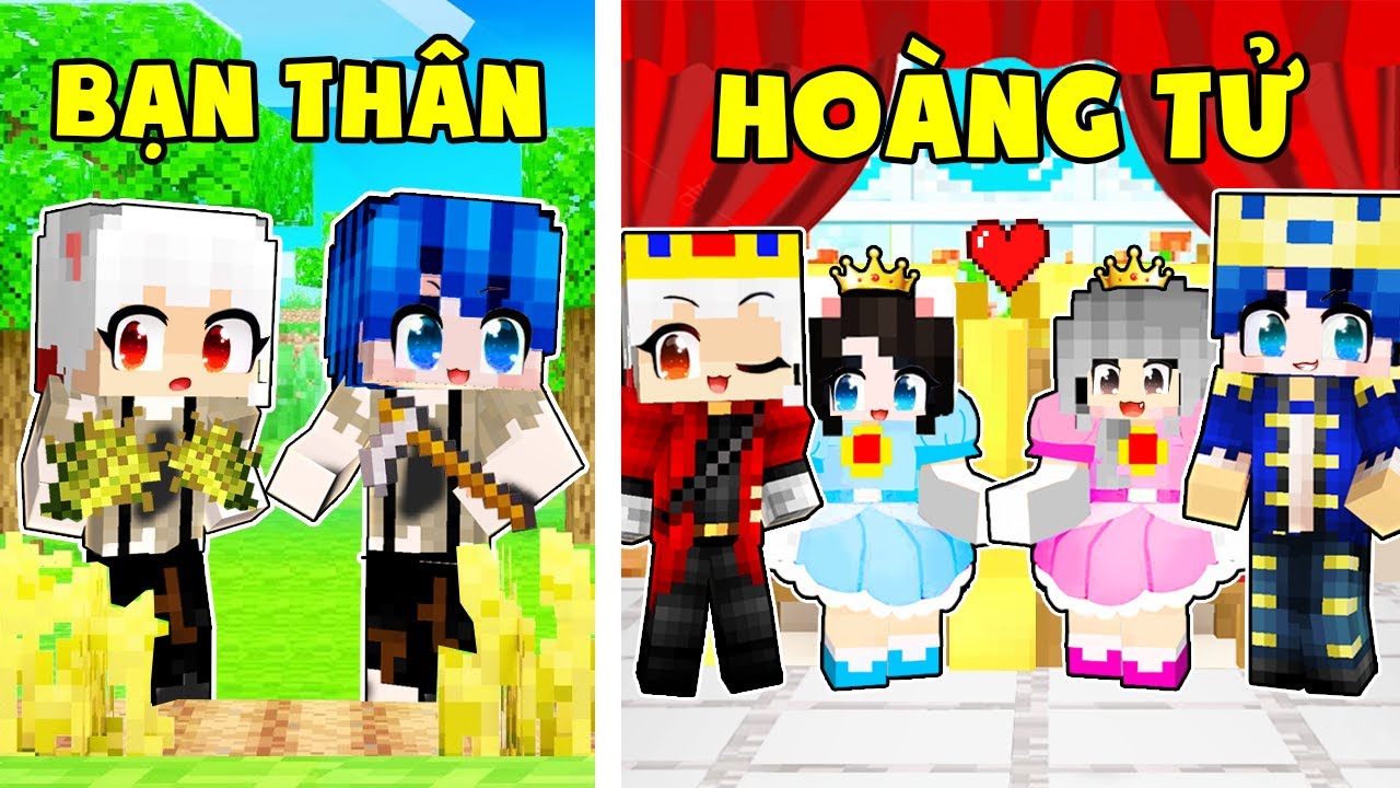 Kairon và Phong Cận Bạn Thân Trở Thành Hoàng Tử Của Simmy Và Sammy Công Chúa