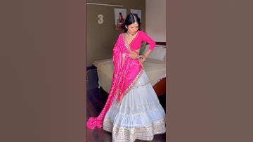 3 Easy Lehenga Dupatta Draping Styles For The Wedding Season #youtubeshorts