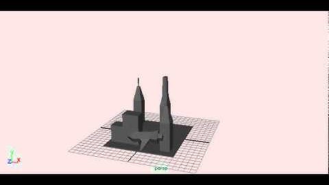 Maya Spaceship Animation