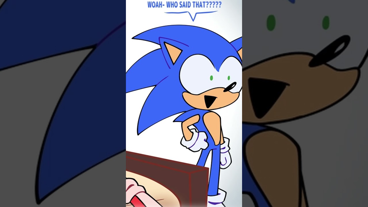 💙SONIC SUCKS AT FLIRTING!🩷#sonamy #amyrose #sonicthehedgehog #comicdub #rosesonic