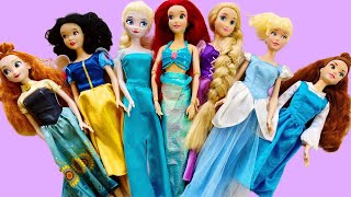 Looking for Disney Princess Dresses DIY Miniature Ideas for Barbie Wig, Dress, Faceup, and More! DIY