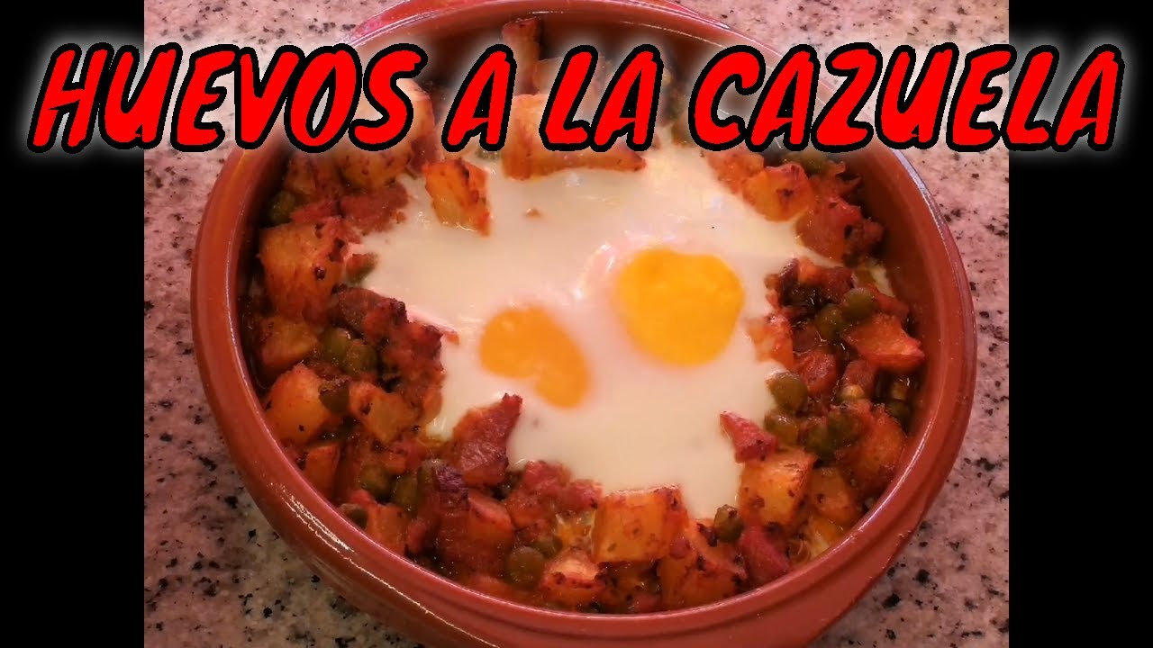 💢💢HUEVOS A LA CAZUELA💢CON CHORIZO Y PATATAS💢COMO SE HACEN HUEVOS A LA