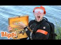 Blippi Finds Buried Treasure | Blippi | Storytime With Blippi | Funny Videos & Songs