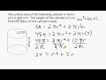 Understanding Cylinder Surface Area and Radius