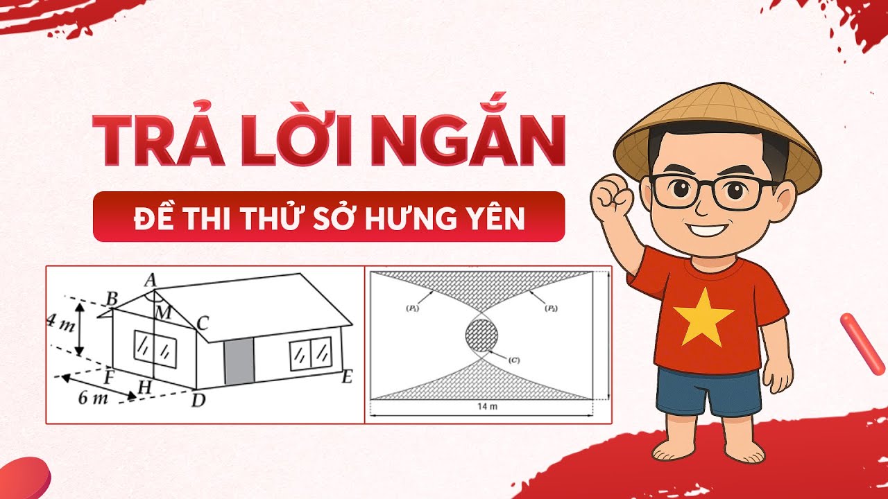 Trả Lời Ngắn trong đề thi thử sở Hưng Yên - thầy Đỗ Văn Đức