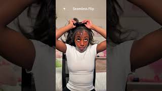 Pre-styled pre-cut layers half wig, wear and go! #wavymyhair #wigs