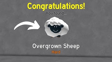 How To Get Overgrown Sheep in Find The Sheep | Roblox