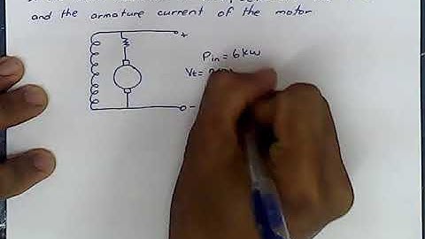 Solved Problems: DC Shunt Motor #1 (explained in TAGALOG)