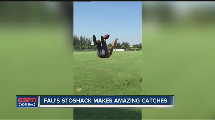 FAU's Stoshak makes three backflip catches