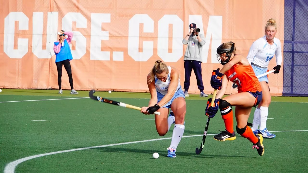 UNC Field Hockey: Bruder Hat Trick Rallies Heels Over Syracuse, 4-3