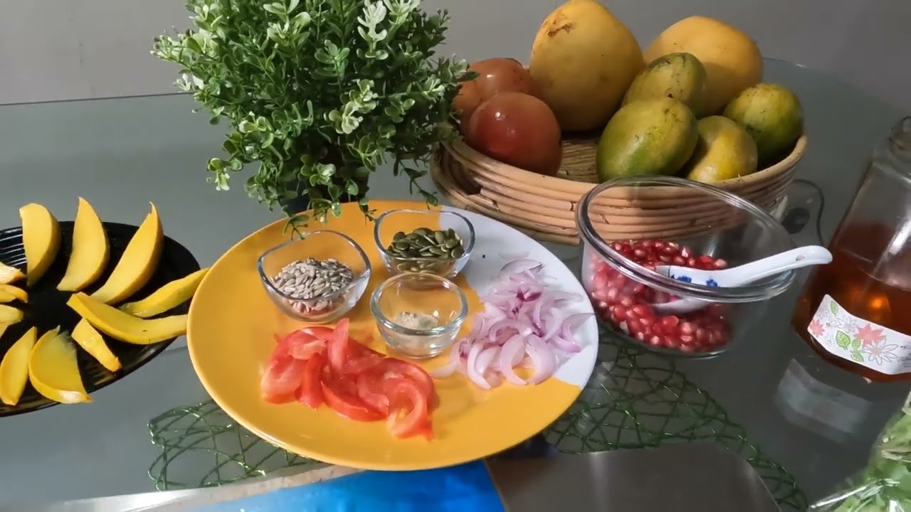 Neelam Mango Salad Wrab /Healthy Breakfast