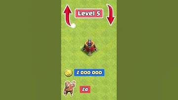 Level 1 to max Air Sweeper - clash of clans