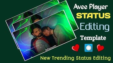 Trending Avee Player Template | How to make Avee Player Templates video