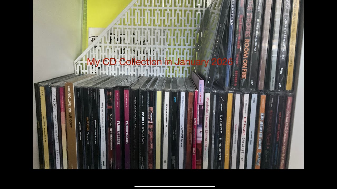 My CD collection in January 2026