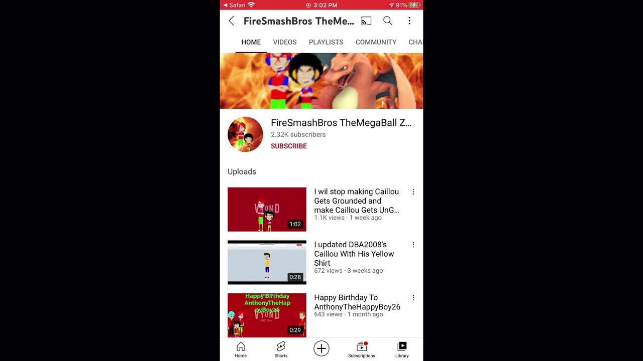 UNHAPPY 2,320 SUBSCRIBERS FIRESMASHBROS THEMEGABALL Z 2007