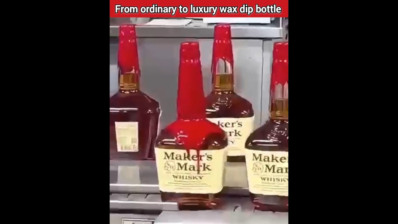 From ordinary to luxury wax dip bottle 