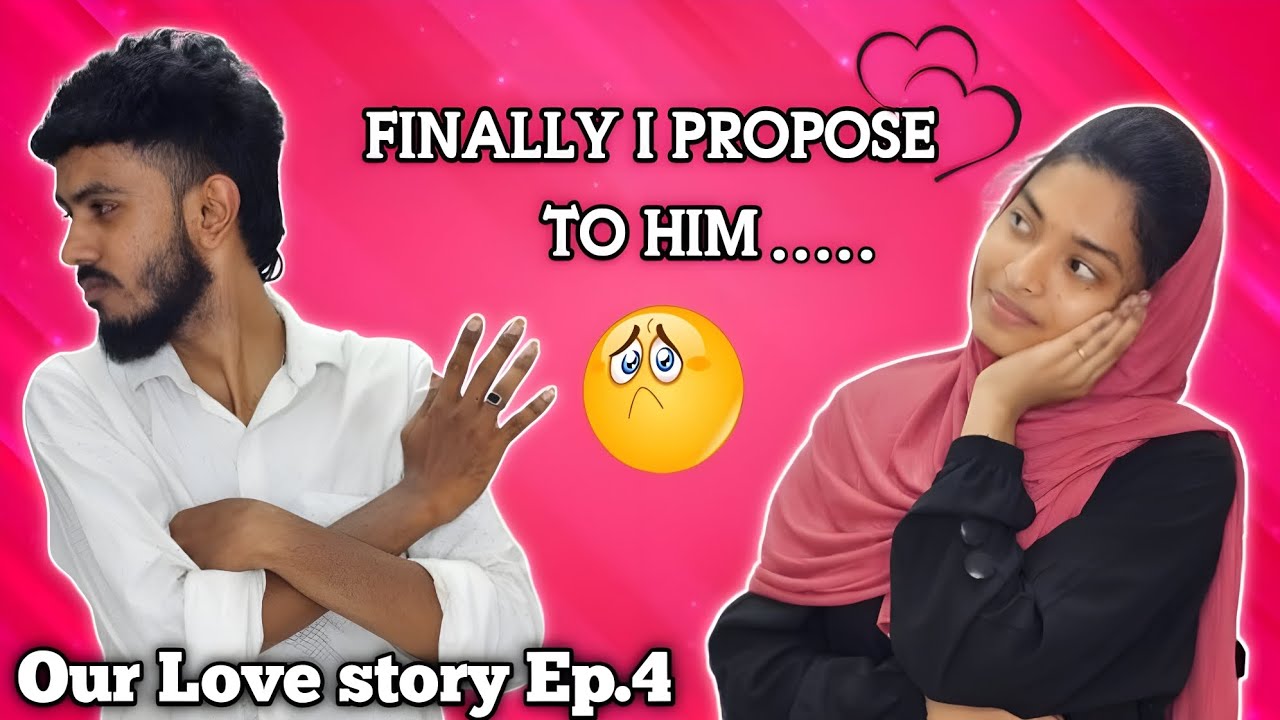 Our Love story ep.4 ❤️ | Finally I propose 🤌 to him 🥺🫀 #anshasanufa #lovestory