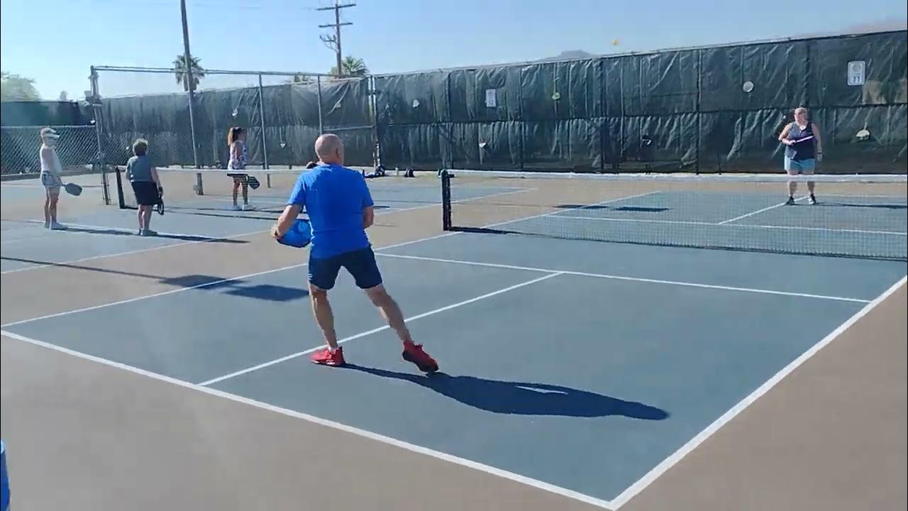 Monday morning pickleball Palm Springs California YouTube