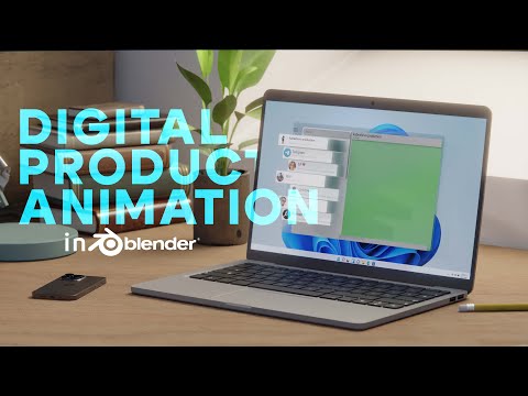 Видео: Как сделать рекламу для приложения в Blender за 10 мин