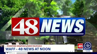 WAFF – 48 News at Noon & First Alert Weather Day Beginn – 01.07.2026 (Angepasste Grafiken/Neue Mu...