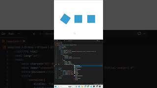 CSS Transform Magic | Rotate, Scale & Skew in 1 Video #shorts #transform #css #buildwithyasra