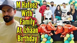 Izhaan Mirza Malik 3Rd Birthday M Hafeez With Family At Izhaan Birthday Sania Mirza Son Birthday