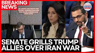 US INTEL CHIEFS TESTIFY LIVE | Gabbard, Ratcliffe, Patel Face Senate On Iran War, Global Threats