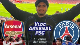 VLOG ARSENAL/PSG au cœur des Ultras parisiens ❤️💙💥