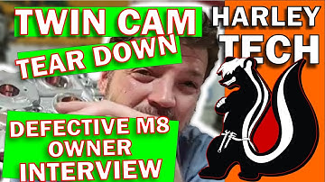 Twin Cam Tear Down Harley Part 1 - INTERVIEW WITH DEFECTIVE M8 OWNER - Kevin Baxter - Pro Twin Perfo