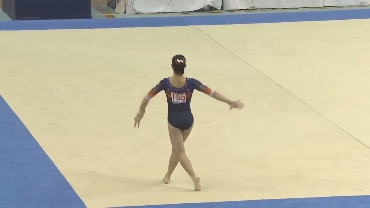 2023 IWASA Nodoka 岩佐和 Synchronized Floor Music - YouTube