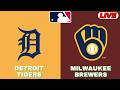 LIVE : Milwaukee Brewers Vs Detroit Tigers | MLB 2026 | MLB Live Baseball Score | Apr 23 2026