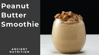 Short on time but still want to sneak some bone broth protein into
your day? top this peanut butter smoothie with our bars for a quick
and...